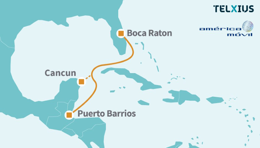 América Móvil Telxius subsea cable
